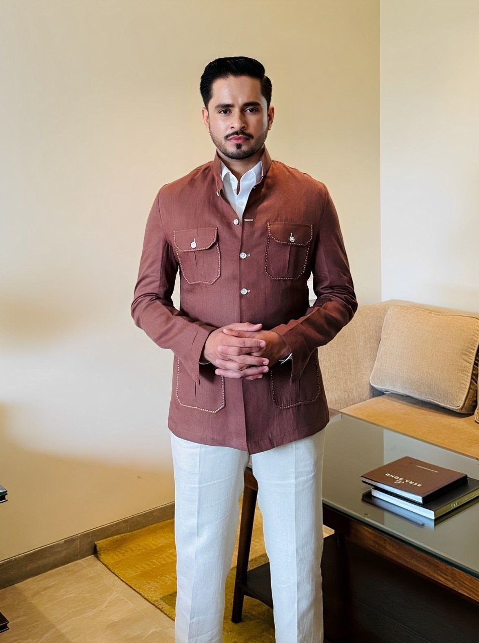 Classic Linen 4-Pocket Bushcoat